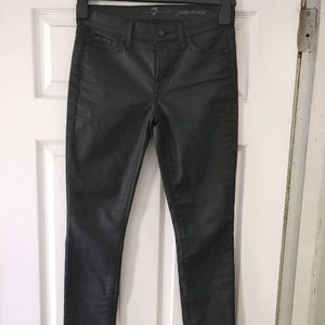 7 For All Mankind Gwenevere Coated Skinny Jeans